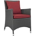 thumbnail image 2 of Modway Sojourn 11 Piece Outdoor Patio Sunbrella® Dining Set in Canvas Red, 2 of 2