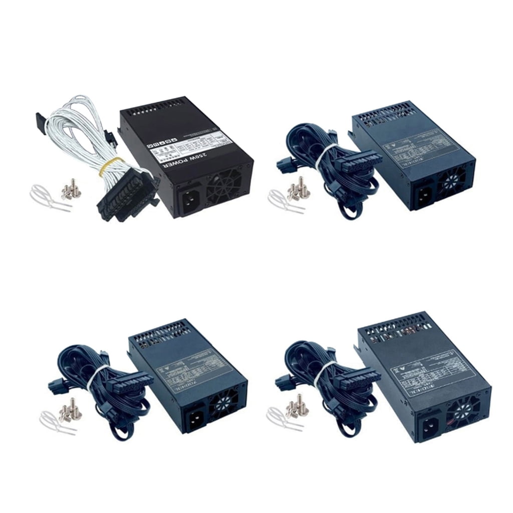 Quiet Stability 1U Full Modulars PSUs Power Supply for Computer DIY Enthusiasts, Metal Build, 250W 300W 700W 850W