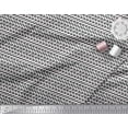 thumbnail image 3 of Soimoi Gray Cotton Duck Fabric Stripe & Triangle Geometric Print Sewing Fabric Yard 56 Inch Wide, 3 of 5