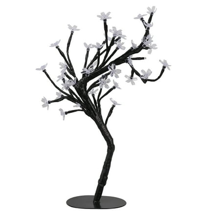 

1pc Mini Sakura Blossom Tree Desktop LED Night Lamp No Battery Included
