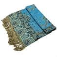 thumbnail image 4 of Women's Paisley Pashmina Double Sided Wrap Scarf Stole, 4 of 9