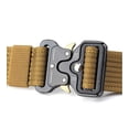 thumbnail image 4 of Cinturón táctico, cinturón militar unisex con hebilla de metal de liberación rápida, cinturón de nylon para exteriores, trabajo, militar, ocio, caza Xemadio LKX-0825-1, 4 of 7
