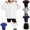 White, variant on YOUYEDIAN Casual Hoodies for Teen Girls Fall Winter Fleece Hooded Sweatshirt Boys Preppy Versatile Pullover