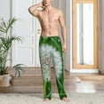 thumbnail image 2 of Rocae Dandelion Flower In The Meadow Mens Pajama Pants Pj Pants Mens Lounge Pants-Medium, 2 of 6