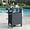 Grey, variant on Grill Cart Outdoor with Storage Cabinet, Portable Rolling Patio Bar Cart with Wheels, BBQ Prep Table, Movable Stainless Steel Kitchen Island Dining Cart for Food/Drink/Cooking-Brown
