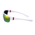 thumbnail image 4 of Doomiva Fashion Sports Sunglasses UV 400 Sun Protection Glasses with Lightweight Frame for Men Women Youth Cycling Driving White&Colorful One Size, 4 of 6