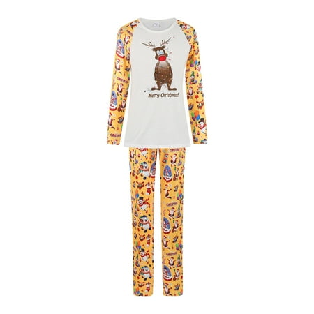 

Christmas Pajamas For Family Long Sleeve Suit Home Sets Merry Christmas Pajamas