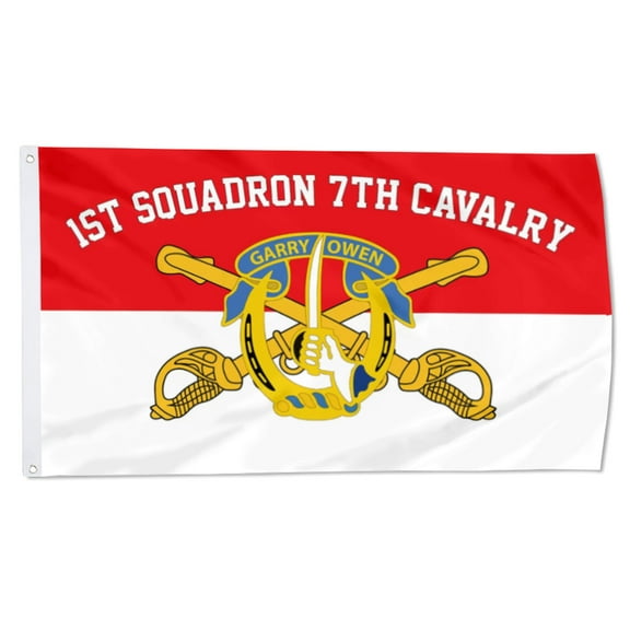 2but 1st squadron 7th Cavalry Flag CAV Garry Owens US Army Military Flags Polyester 3x5 FT Indoor Outdoor Banner