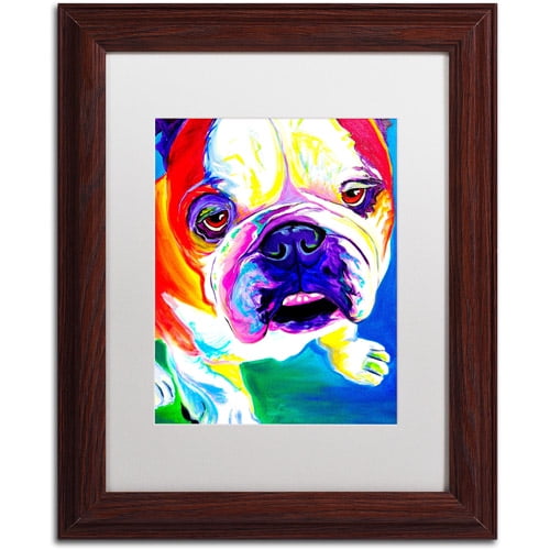 Up Close and Personal Artwork DawgArt in White Matte and Black Frame 11 by 14-Inch