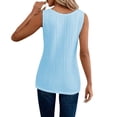 thumbnail image 6 of BUIGTTKLOP Plus Size Tank Tops for Women Sleeveless Shirts Crewneck Ribbed Knit Going out Tops Loose Fitted Blouses, 6 of 6