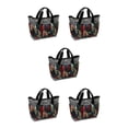 thumbnail image 3 of Ruiboury Cloth Durable Multi-Pocket Tool Bag For Organized Tool Storage Gardening Tool Bag Tool Storage Bag Grey flower color 5Set, 3 of 6