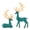Green, variant on AIGUR Resin Couples Elk Desktop Decor Gold Reindeer Animal Office Decoration Indoor Home Room Ornaments Table Craft