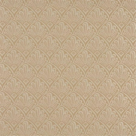 Designer Fabrics A126 54 in. Wide Beige And Tan Two Toned Fan Upholstery