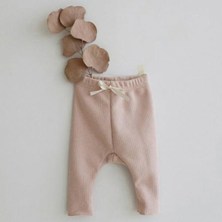 

Hunpta Baby Newborn Infant Girls Boys Cotton Spring Autumn Solid Ribbed Long Pants Leggings