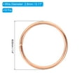 thumbnail image 2 of Uxcell 10pcs Dream Catcher Rings, Metal Macrame Wreath Floral Hoop Rose Gold 1.4 in, 2 of 7