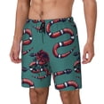 thumbnail image 2 of Fotbe Snake And Rose Men’s Swim Trunks Quick Dry Swim Shorts Board Shorts with Mesh Lining-XX-Large, 2 of 9