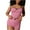 Hot Pink, variant on Bovxnpu Womens Plus Size Pajama Sets, 2 Piece Loungewear For Women, Fashion Women's Summer Solid Casual Sleeveless Short Pants Two Piece Pajamas Loungewear S