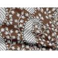 thumbnail image 5 of oneOone Rayon Brown Fabric Block Dress Material Fabric Print Fabric By The Yard 56 Inch Wide-NJ, 5 of 8