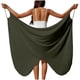 thumbnail image 2 of Playa de las Mujeres Cubre-Ups Sheer Chiffon Sarong con Correa Ajustable Alta Hendidura Que Fluye Envoltura Drapeada para Piscina, 2 of 9