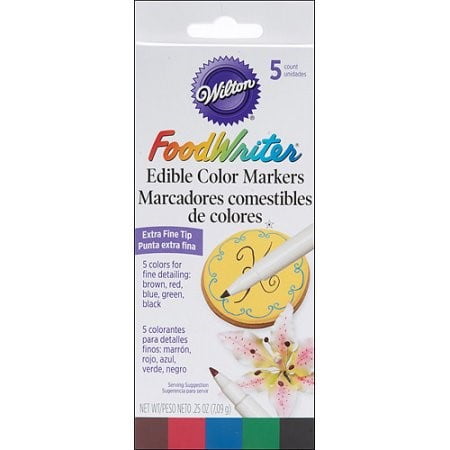 Wilton Assorted FoodWriter Edible Color Markers Set Edible Food Markers 