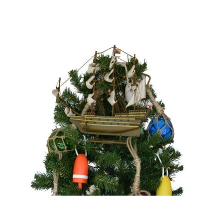 Sovereign of the Seas Model Ship Christmas Tree Topper Decoration ...