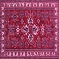 thumbnail image 1 of Ahgly Company Indoor Square Persian Pink Traditional Area Rugs, 4' Square, 1 of 4