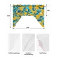 thumbnail image 5 of Country Leaf Swag Valances for Windows, Small Curtains Drapes, Botanical Pastoral Plant Country Kitchen Window Curtains Over Sink Rod Pocket Window Treatment Valance for Bedroom/Bathroom 56"x36", 5 of 5