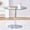 35" Silver, variant on Hi loPres 40" Round Glass Dining Table, Modern Minimalist Kitchen Table with Clear Tempered Glass Top and Sturdy Silver Chrome Pedestal Base