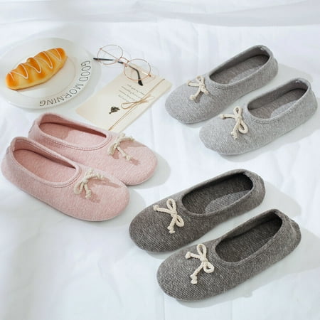 

Memory Super Soft Touch Sleeper Slippers Non-Slip Sole Lined Socks for Women Girls Home Spa Hotel