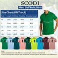 thumbnail image 2 of SCODI Men's Classic Fit Golf Shirts Short Sleeve Polo Shirts Moisture Wicking T-Shirt, 2 of 6
