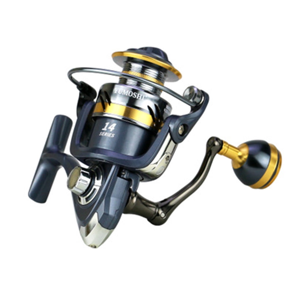 ZPAQI Lightweight All‑metal Rocker Arm Sea Rod Spinning Line Fishing Reel KS2000-7000