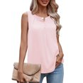 thumbnail image 1 of Camiseta sin mangas holgada de verano para mujer, camiseta sin mangas con cuello redondo para mujer, camiseta sin mangas informal para mujer, camiseta sin mangas holgada de verano a medida para la perfección, 1 of 2