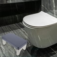 thumbnail image 4 of OULII Bathroom Footstool 1Pcs Rectangular Design For Adults And Toddlers Potty Training Non-Slip 14.2x7.9x6.7in, 4 of 7