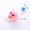 Pink, variant on Pet Cat Toy Cute Mouse Shape Macaron Color Matching with Bell Sound Interactive Play Pet Supplies