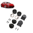 thumbnail image 1 of Tweeter 2PCS 380W Mini Dome Tweeter Round Black Car Speaker Stick On Flush Mount Universal Modification, 1 of 7