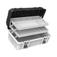 thumbnail image 4 of Caja de Herramientas plegable de 3 capas, caja de aparejos, rodamiento de carga fuerte y resistente, caja de almacenamiento de piezas de Hardware comp 49 cm x 275 cm x 22 cm, 4 of 9
