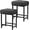 2PCS/Dark Gray, variant on Bar Stool Cover Rectangle Stretch Counter Height Barstool Slipcovers Rectangular Vanity Stool Cover Kitchen Counter Saddle Seat Cover for Wooden Metal Bench Set of 2 Sage Green