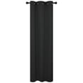 thumbnail image 6 of ZOPZO Blackout Curtain 1 Piece for Bedroom, Noise Reducing, Black, 42W x 84L Inch, Thermal Insulated Window Treatment, 6 of 7