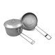 thumbnail image 1 of Traje de vajilla Kit de utensilios de cocina de titanio para acampar, olla de cocina portátil con mango plegable para acampar, mochilero, senderismo, barbacoa Romacci Traje de vajilla, 1 of 7