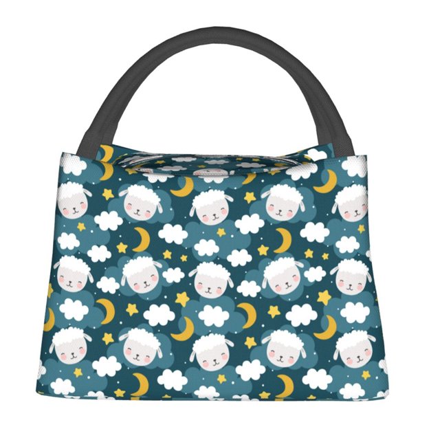 Disketp Sweet Dream Lamb Bolsa Térmica Estampada, Bolsa Térmica Aislante para Almuerzo, Playa y Campamento