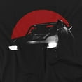 thumbnail image 3 of The Batman Red Moon And Batmobile Kids T Shirt (3) for Youth Toddler Boys and Girls, Black, 3 of 5