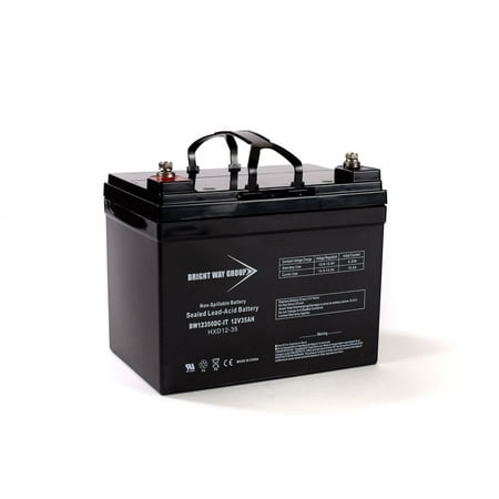 Bright Way Replacement Battery for 12V 35AH SLA Battery for Goal Zero YETI 400 Solar Generator