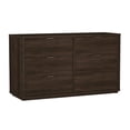 thumbnail image 6 of Evelyn Modern 60" Dresser in Brown (6-Drawer), 6 of 7