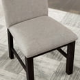 thumbnail image 6 of Furniture of America Monte Transitional Fabric Indoor Side Chairs, Gray (Set of 2), 6 of 7