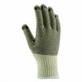 thumbnail image 4 of PVC-Dotted Cotton/Polyester Work Gloves, Reversible, Large, Beige/Black, 12 Pairs | Bundle of 2, 4 of 4