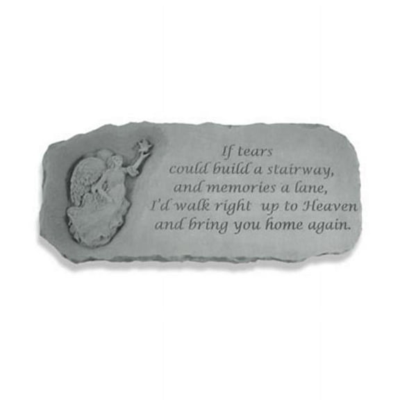 Kay Berry- Inc. 37120 If Tears Could Build A Stairway - Angel Memorial Bench - 29 Inches x 12 Inches x 15 Inches