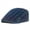 Dark Blue, variant on Men Colorful Striped Denim Newsboy Beret Flat Hat Peaked Cap Golf Driving Hat