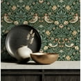 thumbnail image 2 of NextWall Forest Green Aves Garden Peel and Stick Wallpaper, 2 of 7