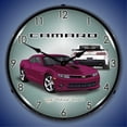 thumbnail image 2 of GMRE1401489 2014 SS Camaro Deep Magenta clock - Made in USA, 2 of 3