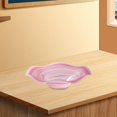 thumbnail image 6 of TISHITA Glass Fruit Serving Tray Creative Party Dessert Tray for Salad Cookies Snack Pink, 6 of 8